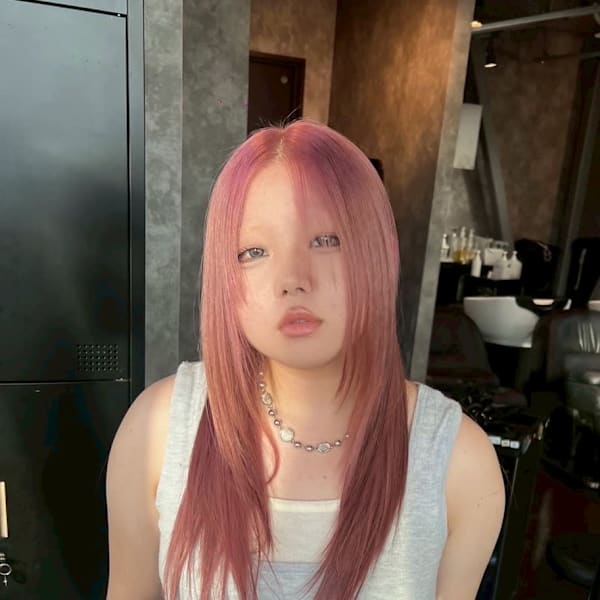 ピンクカラー　ケアブリーチ　ブリーチカラー　原宿/表参道|Null 表参道本店 デザインカラー/ダブルカラー