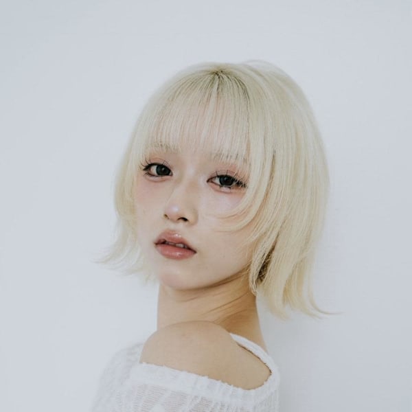 ボブウルフとブロントでおしゃれハイトーン♪|sie by KENJE