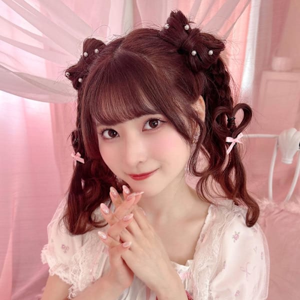 小鳥遊るいちゃん立体リボンハートハーフツイン＊まゆ