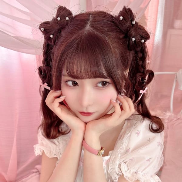 小鳥遊るいちゃん立体リボンハートハーフツイン＊まゆ