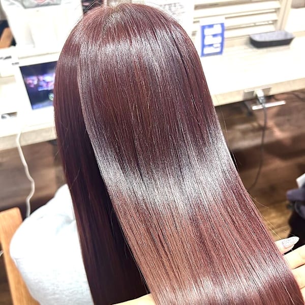 【酸性ストレート】チェリーレッドカラー