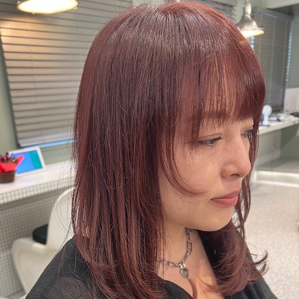 ロングレイヤースタイル