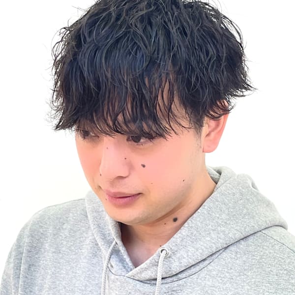 波巻きスパイラルパーマ|Ash 十日市場店