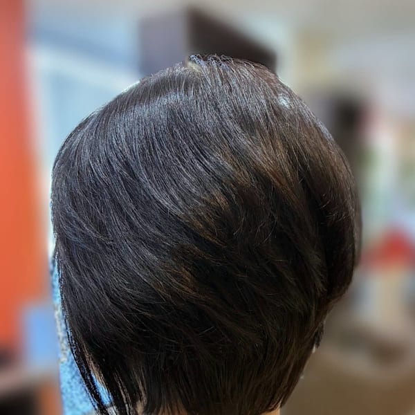 トップふんわり♪前下がりショートボブ|Party ticket.