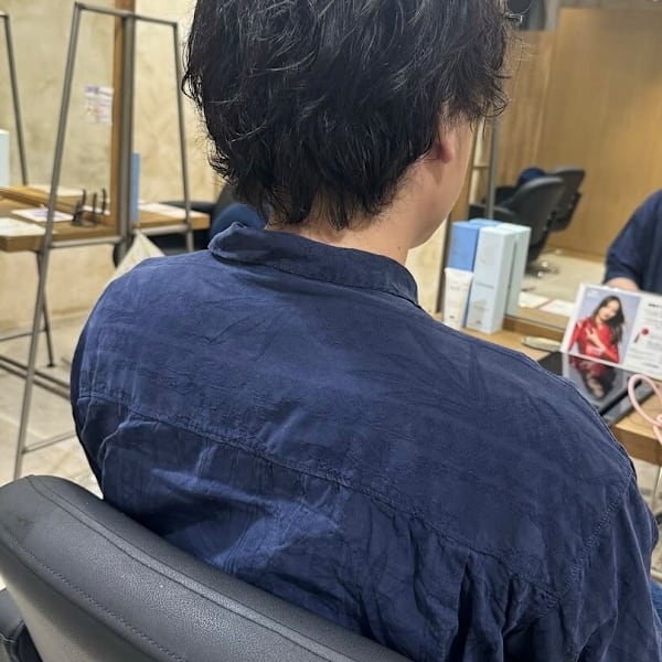 メンズスパイラルパーマ