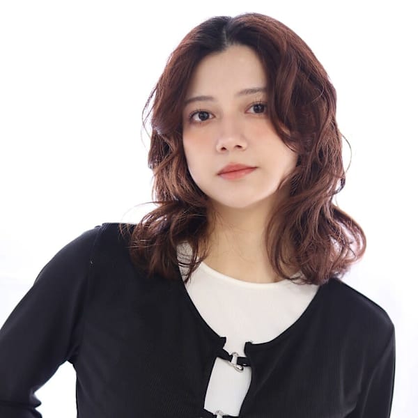 グランジウェーブ/レイヤー/パーマ/前髪なし/20代/30代|hair+resort bouquet