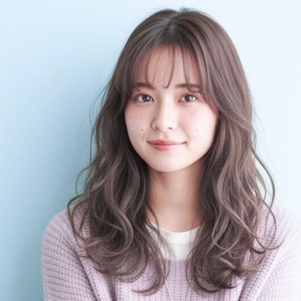 イルミナサンセットの軽やかロングパーマ