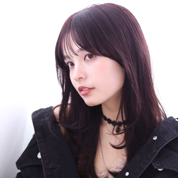 20代30代40代小顔ミディアムレイヤー似合わせカット|marché