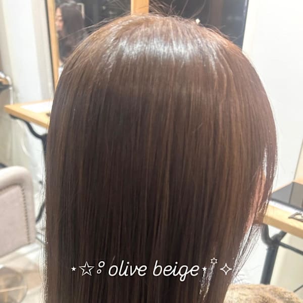 オリーブベージュ/10代20代/薬院