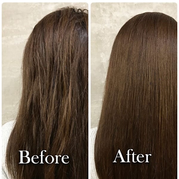 自然なストレートヘアを叶える、プレミアム髪質改善縮毛矯正