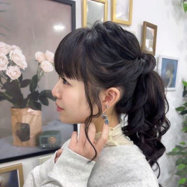 きれいめポニーテール