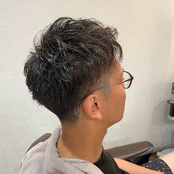 ２ブロックレイヤーショートパーマ|TOTAL CUT HOUSE SUPERMAN