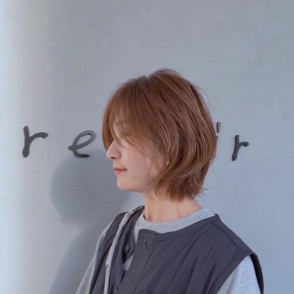 大人くびれボブ|半個室 rire hair 香椎店