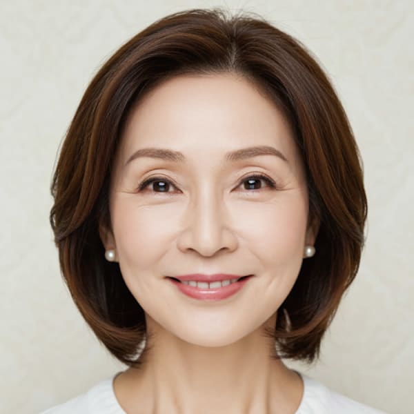 60代にオススメ★上品ふんわりレイヤーボブ