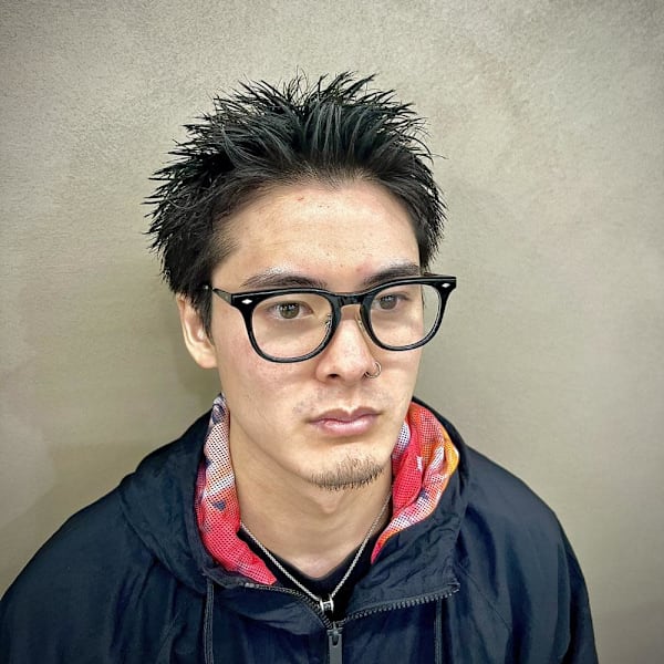 スパイキーショート|epc by F.U.N 竹ノ塚 髪質改善/ブリーチ/ハイライト【エピックバイファン】