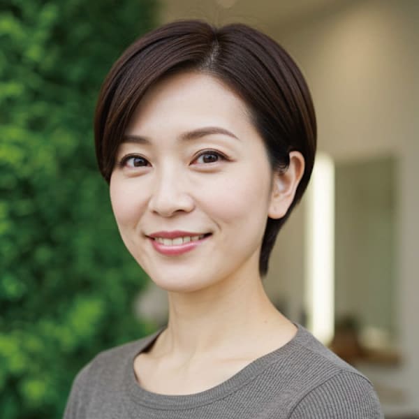 40-50代にオススメ★上品美シルエットショート