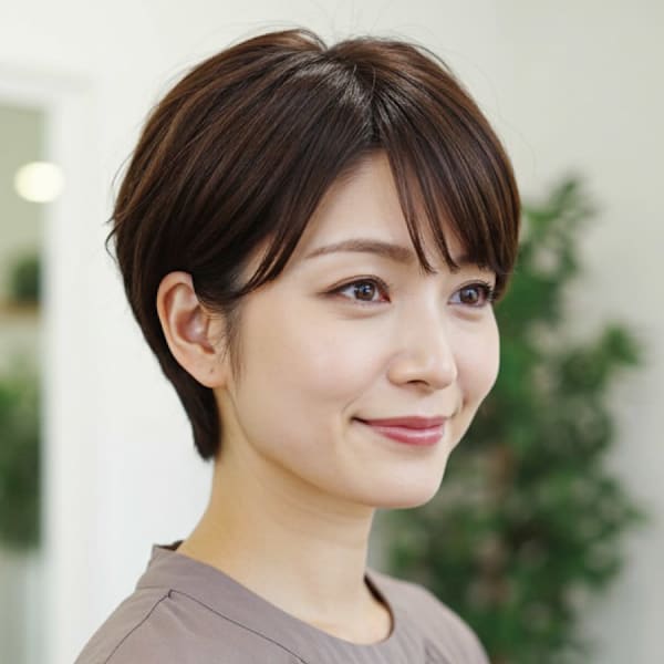 30-40代にオススメ★ふんわりひし形ショート