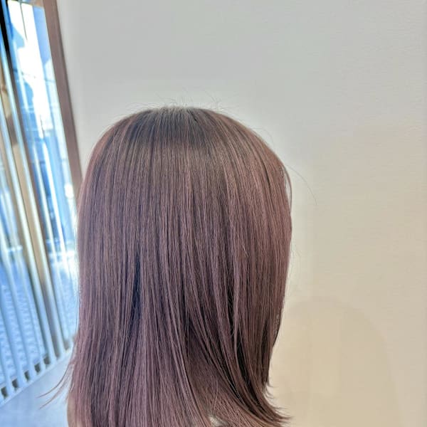 ピンクモーヴ|半個室型美容室 Sourire 野芥店