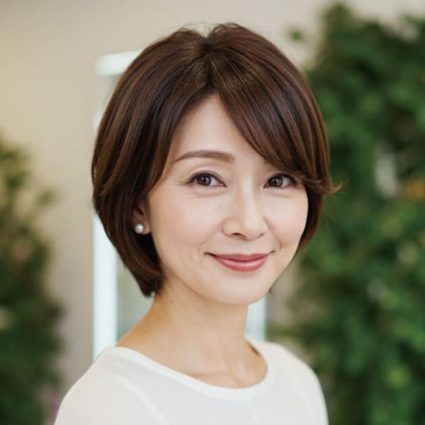 40-50代にオススメ★大人のエアリーレイヤーボブ