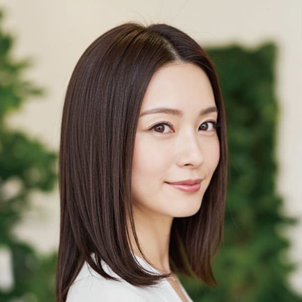 30-40代にオススメ★艶髪ロングボブストレート