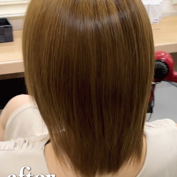 【ダメージレス縮毛矯正】 ［髪質整形］美髪ストレート