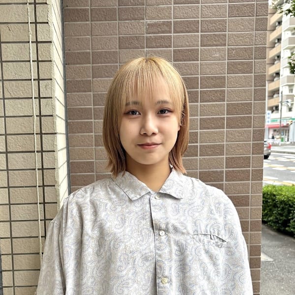 HaKU maison髪質改善/ハイライト/ショートボブ/パーマ【ハクメゾン】【ハクメゾン】のスタッフ紹介。河村 能媛