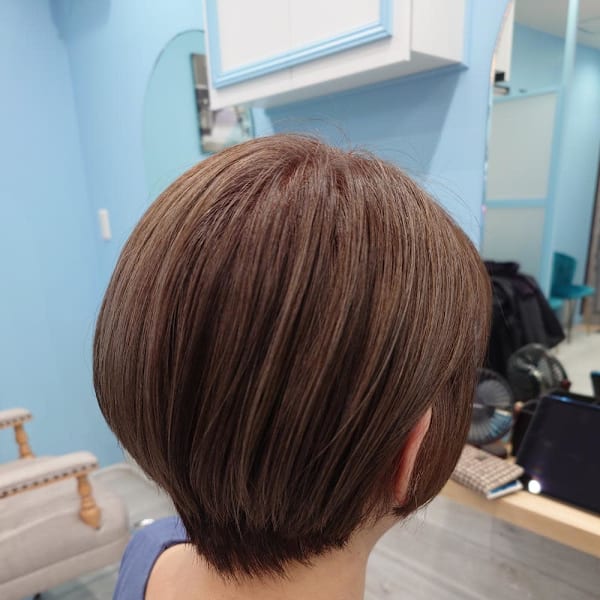 お手入れ簡単ショートカット