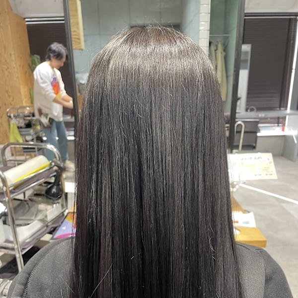 黒染めなし☆ブルーブラックカラー