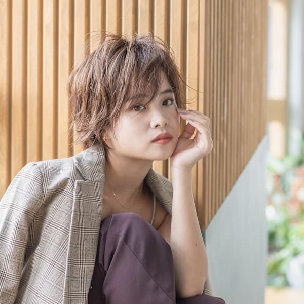 【Totia本通】大人スパイキーショート×カーキアッシ