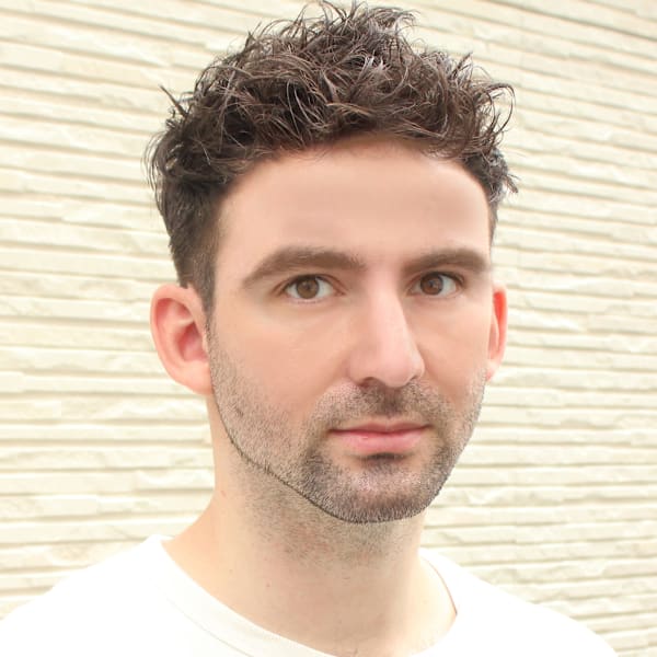 ヒュージャックマン 風ヘアスタイル