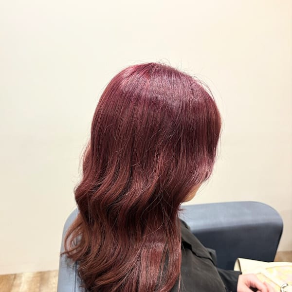 ラベンダーボルドーレッドレイヤーカット|chapter 千葉ニュータウン中央店