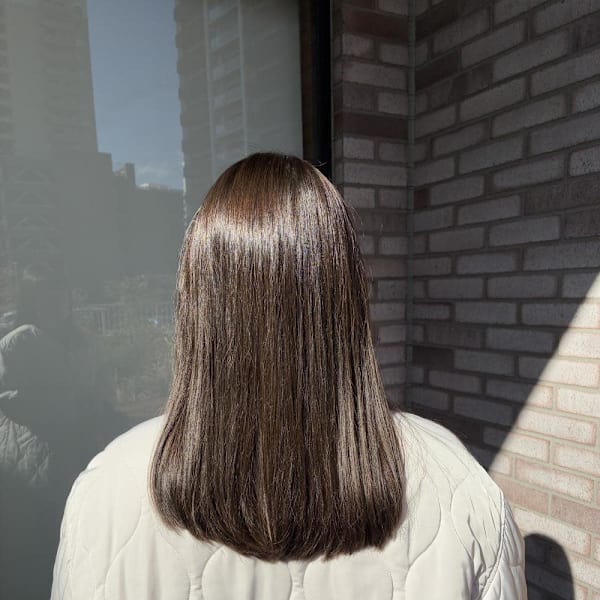 カーキブラウン|半個室 rire hair 千早店