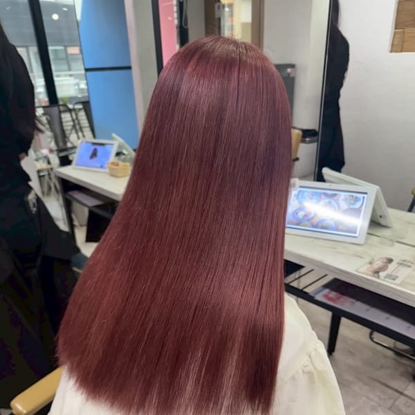 チェリーピンクカラー|agir hair 所沢 【アジールヘア】 所沢プロペ通り店