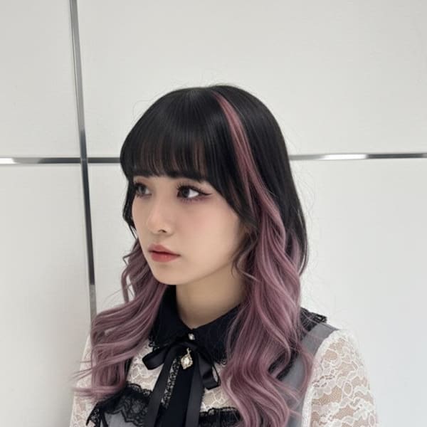 小顔へア/髪質改善/ブリーチなしカラー／ヘアアレンジ