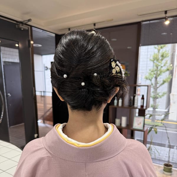 アサミ＊【新潟/万代】60代ヘアセット