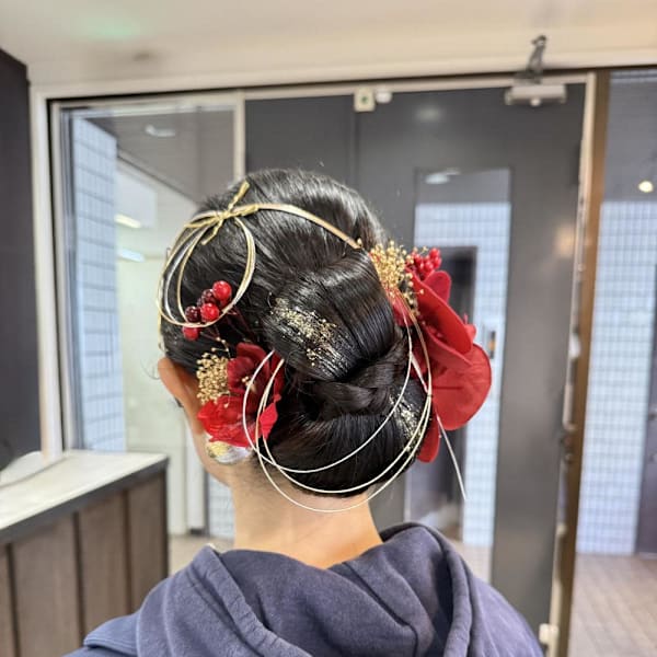 アサミ＊【新潟/万代】成人式卒業式ヘア