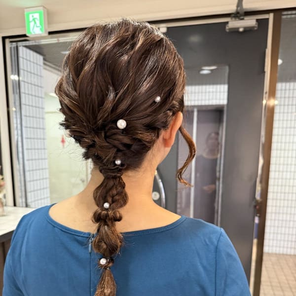 アサミ*【新潟/万代】編みおろしアレンジ