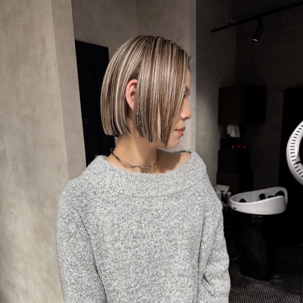 ★スクエアボブ×マジックハイライト★|Aco