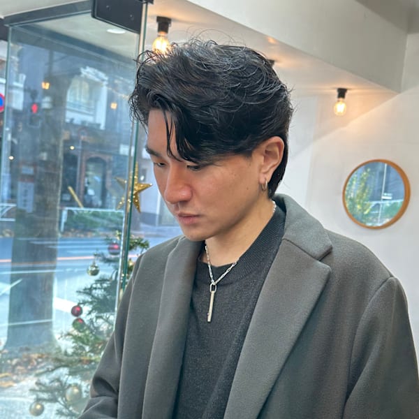 大人のフェザーパーマ|Hair Salon Mimosa Works