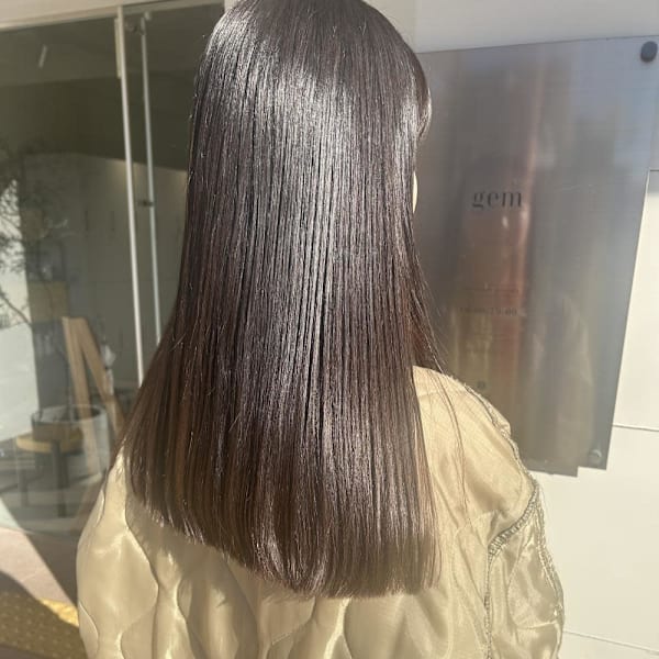 ストレートヘア