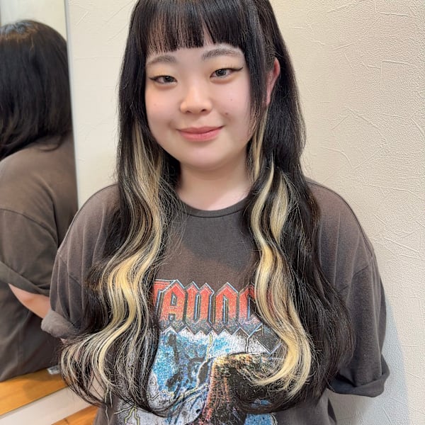 シールエクステ　プレミアクラス　人毛エク　イヤリングカラー|美容室PAUL西葛西店