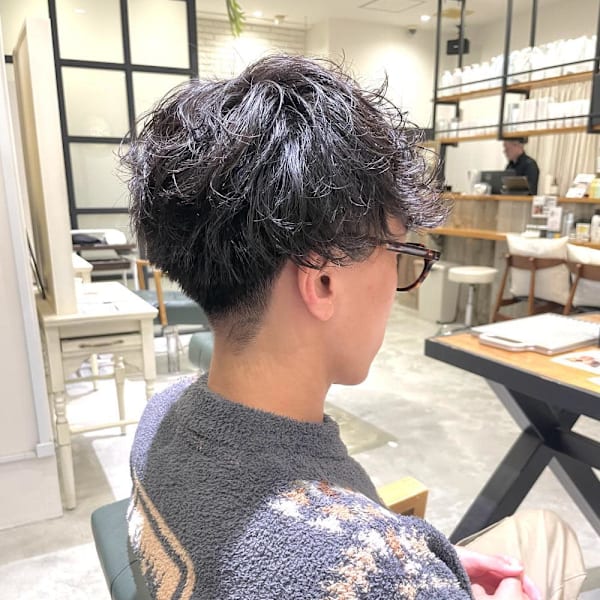 メンズパーマ/20代30代/大橋|SOHO hair & botanical 大橋店
