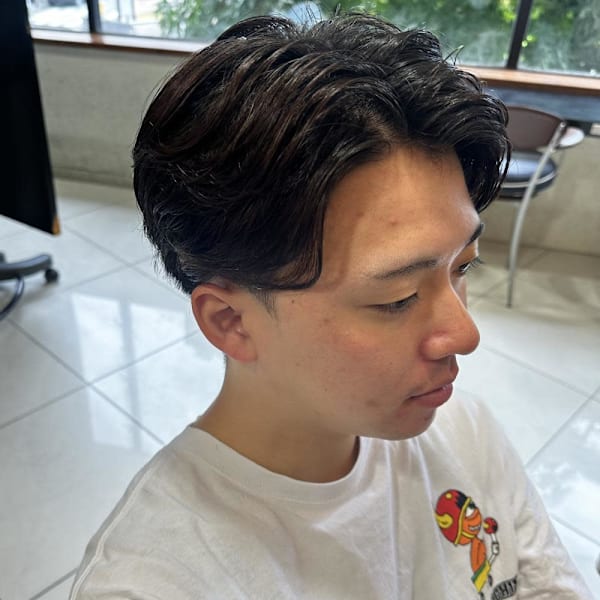 30代40代メンズセンターパート清潔感ビジネス好感度モテ髪|prize 池袋【プライズ】池袋西口店