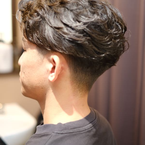 men's barber Amo×スタイル|men's barber Amo