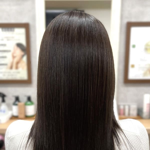 ダメージレスカラー+髪質改善トリートメント