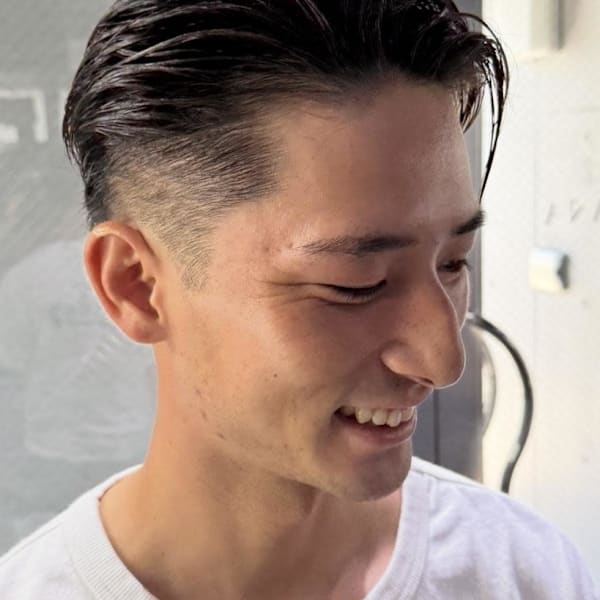 メンズ　ショート　ハイトーン　メンズバレイヤージュ|ARCANA 明治神宮前 表参道 原宿