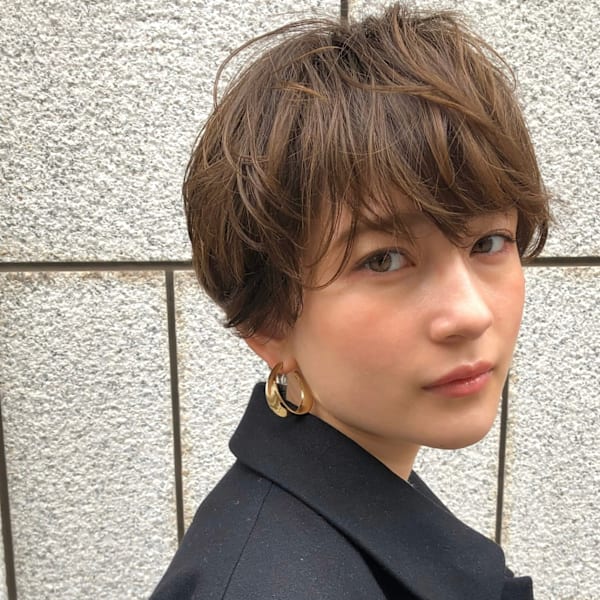 #切りっぱなしボブ #前下りボブ #透明感カラー #白髪染め|Ammy komazawa