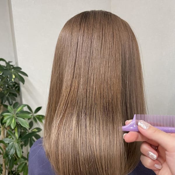 大人かわいい/髪質改善カラー/メテオカラー|latte hair lily