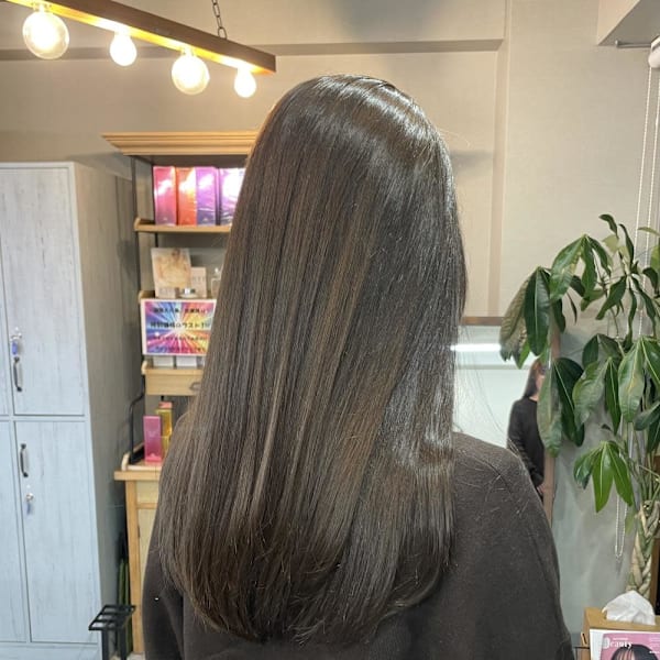 大人かわいい/イルミナカラー/オリーブカラー|latte hair lily