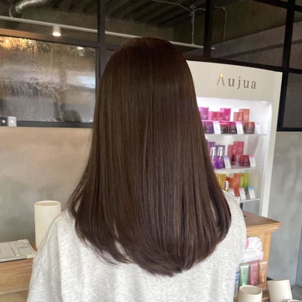 大人かわいい/ブラウンカラー|latte hair lily